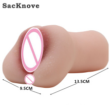 SacKnove Hot Selling Realistic Male Masturbator Cup Mini Entity Pussy Sex Toy For Man Masturbation Device